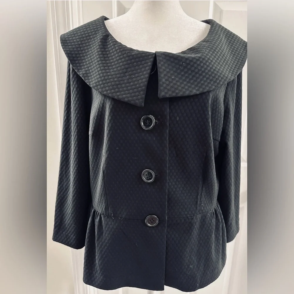 London Times Stylish Lightweight Short Women’s‎ Jacket 3/4 Sleeves Size 14